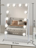 Hollywood Vanity Makeup Mirror- 9-12 lights